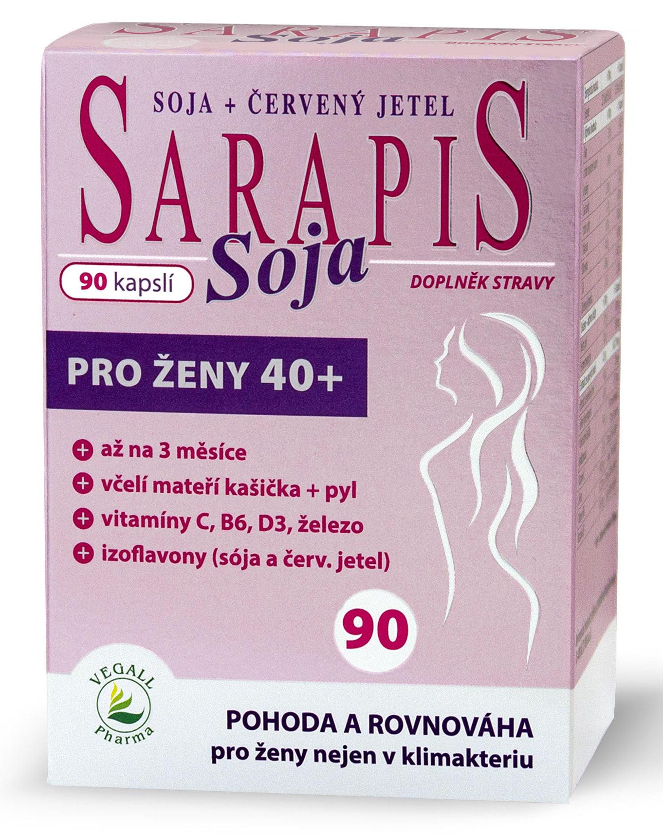 Sarapis Soja 90 kapslí - Klimakterium